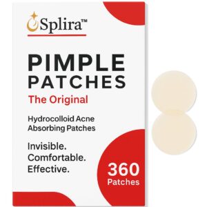 Cart Splira Pimple Patches – Advanced Invisible Hydrocolloid Acne Healing Dots for Blemishes & Spots – 360 Count Fast Acne Treatment